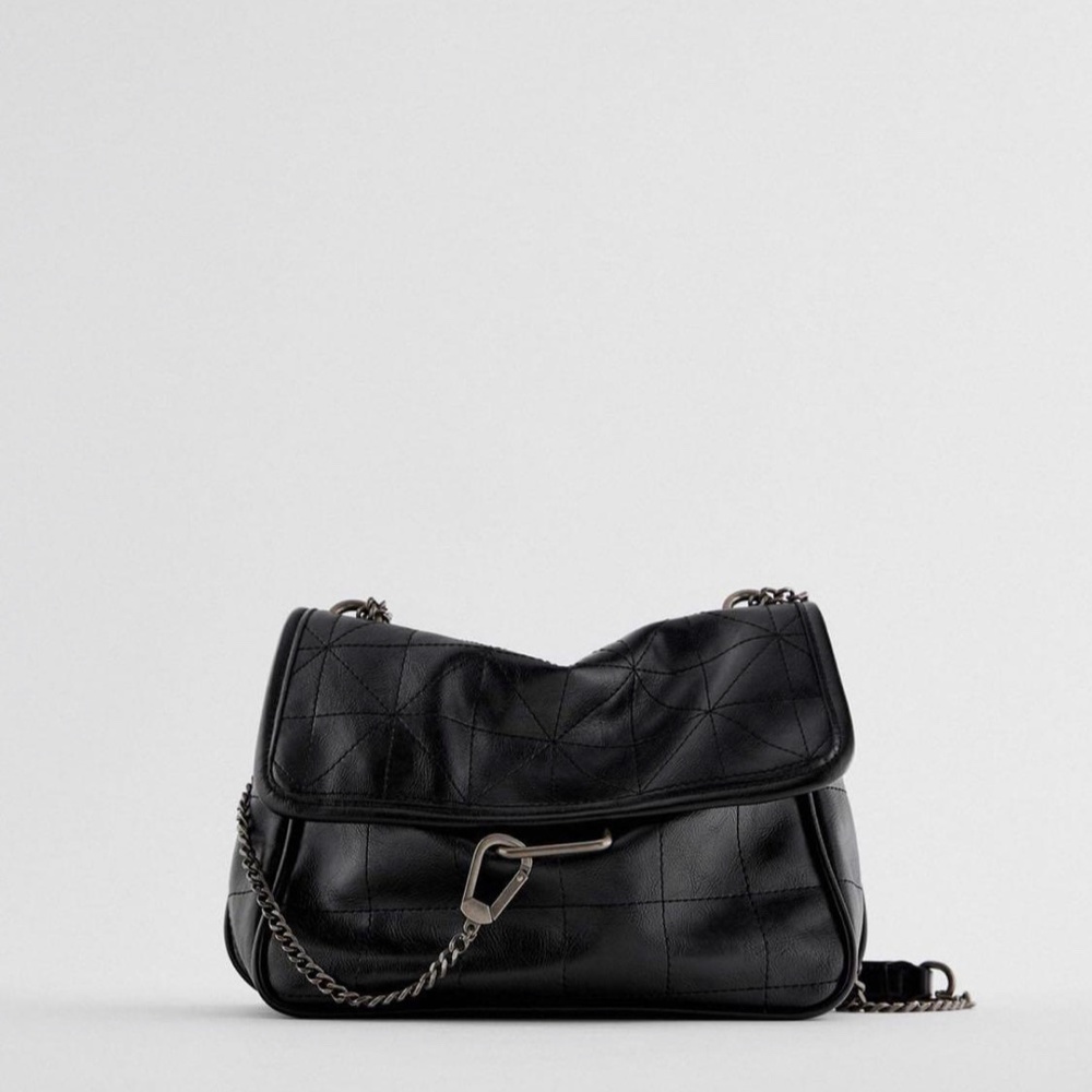 Zara Rocker Soft Crossbody Bag - RTL $70